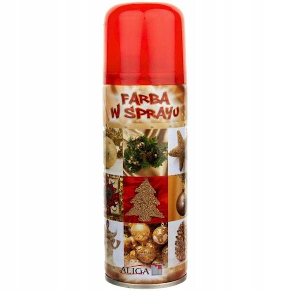 Farba w sprayu dekoracyjna ALIGA FS-100 Czerwona