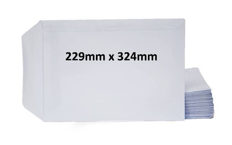 Koperta biała C-4 HK 229*324 (folia 25szt) Bantex