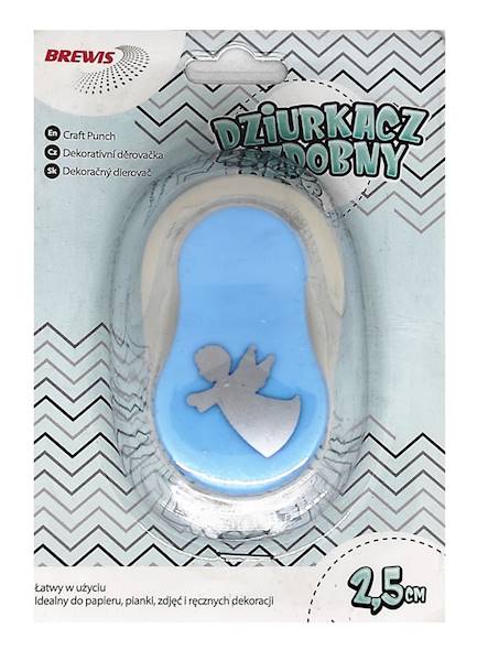 Dziurkacz ozdobny Brewis 2,5cm Aniołek 