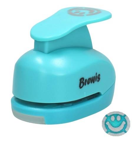Dziurkacz ozdobny Brewis 2,5cm Buźka Smiley Emoji 