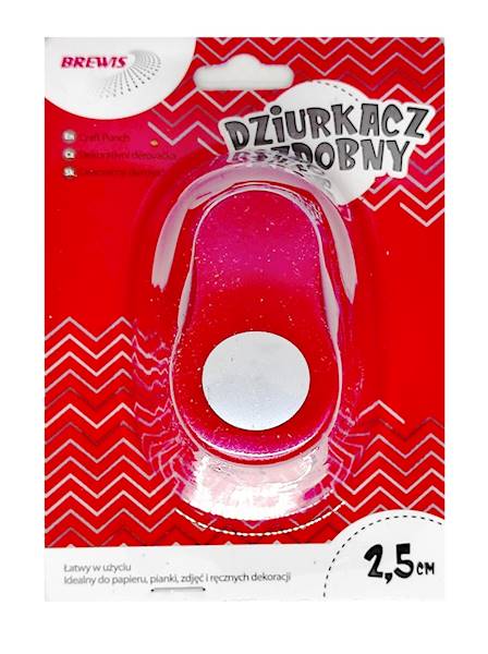 Dziurkacz ozdobny Brewis 2,5cm Koło