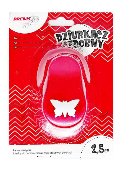 Dziurkacz ozdobny Brewis 2,5cm Motyl 