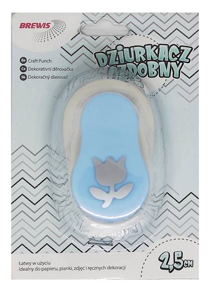 Dziurkacz ozdobny Brewis 2,5cm Tulipan 
