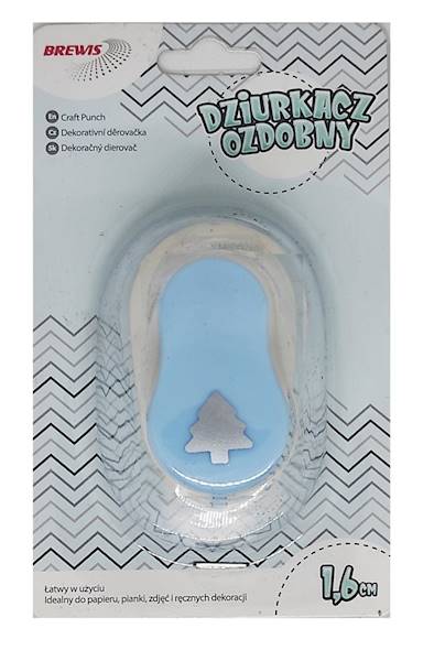 Dziurkacz ozdobny Brewis 1,6cm Choinka