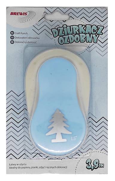 Dziurkacz ozdobny Brewis 3,8cm Choinka 