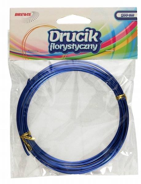 Drucik florystyczny Brewis 3mx2mm Niebieski