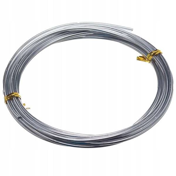 Drucik florystyczny Brewis 3mx2mm Srebrny