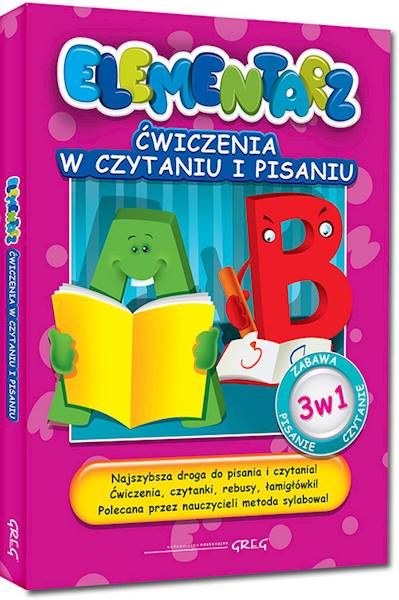 Elementarz Ćwiczenia w czytaniu i pisaniu Greg TW