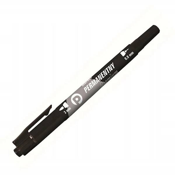 Marker Tetis CD/DVD 0,8mm/3mm KM501-V2 czarny