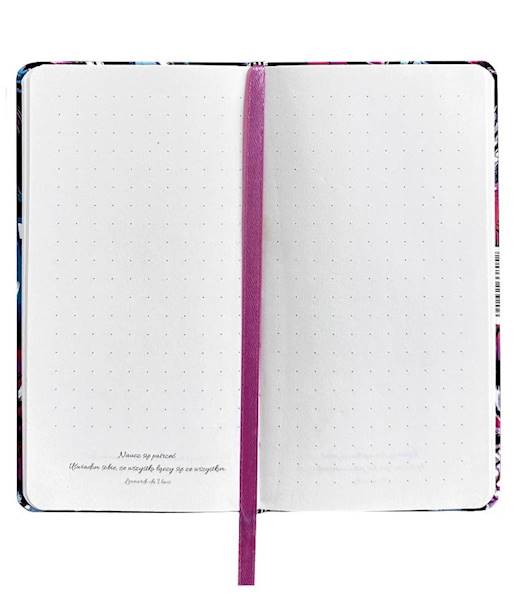 Notes notatnik 9x17cm w kropki Marmurek