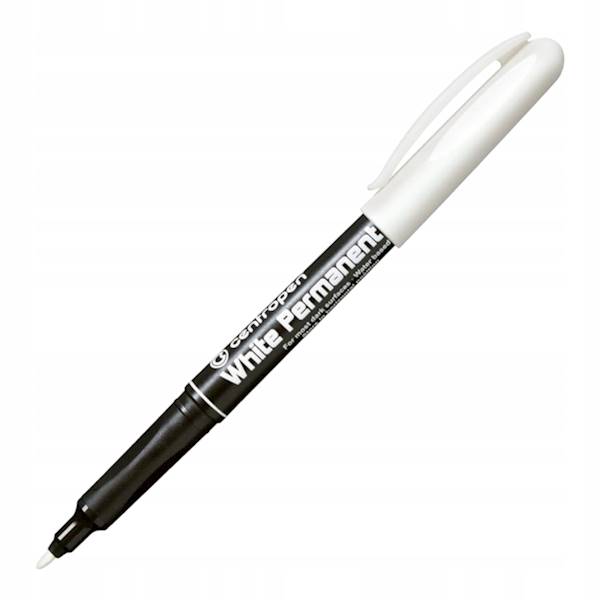 Marker Permanentny White Biały 1,2mm Centropen 