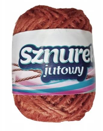 sznurek florystyczny jutowy 20m rudy