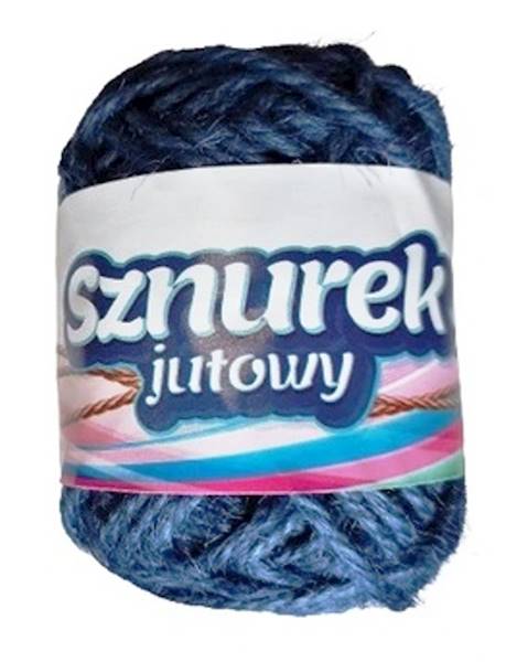 sznurek florystyczny jutowy 20m niebieski 