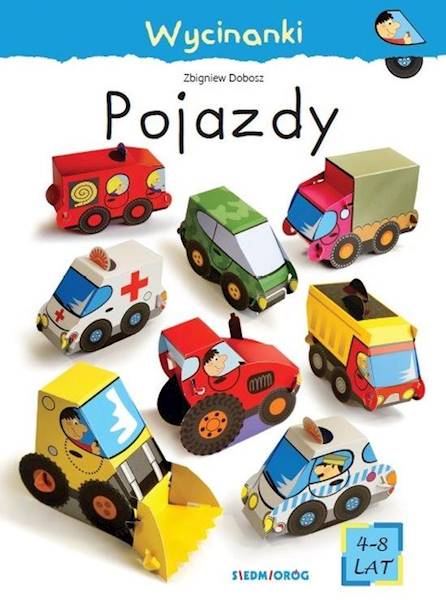 Wycinanki - Pojazdy 4-8 lat