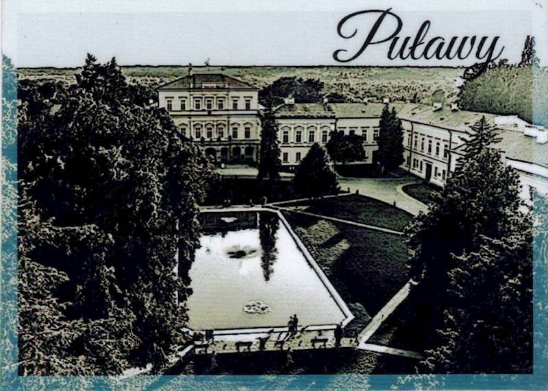 Magnes na lodówkę Zabytki Puławy 95x69mm wzór 23