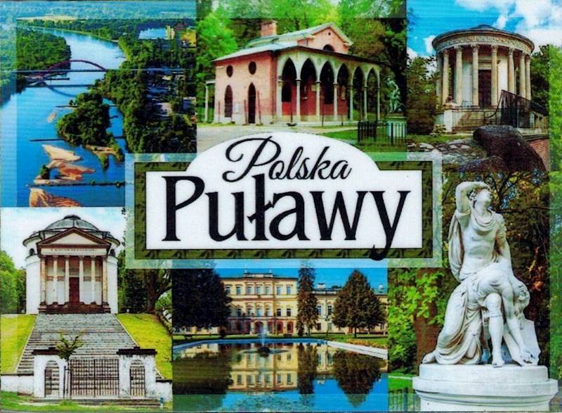 Magnes na lodówkę Zabytki Puławy 95x69mm wzór 21