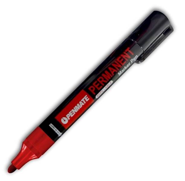 Marker permanenty PENMATE okrągły czerwony
