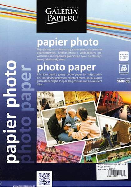 Papier Foto GP 240g A4 25 arkuszy błyszczący