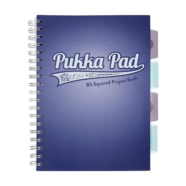 Kołozeszyt B5 Pukka Pad Project Book # GRANATOWY