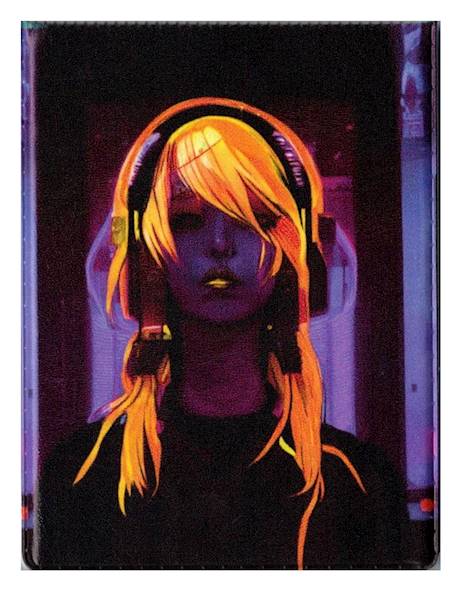 Okładka na legitymację szkolną. Cyberpunk Girl