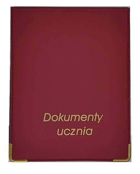 Okładka na Dokumenty Ucznia czerwona