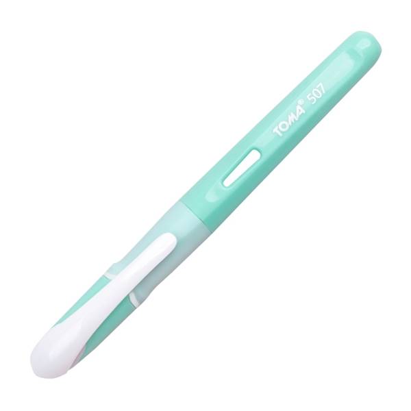 Pióro szkolne wieczne TOMA Rubber Grip Pastel Ziel
