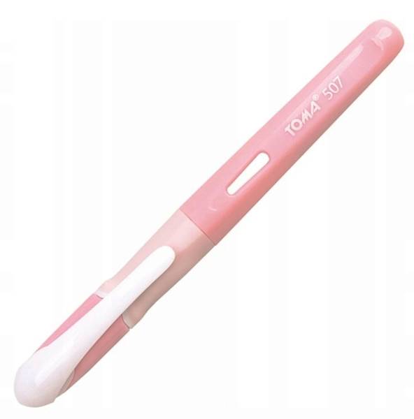 Pióro szkolne wieczne TOMA Rubber Grip Pastel Róż