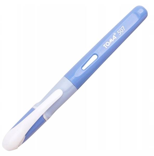 Pióro szkolne wieczne TOMA Rubber Grip Pastel Nieb