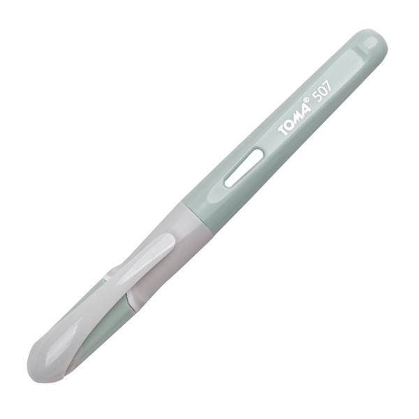 Pióro szkolne wieczne TOMA Rubber Grip Pastel Khak