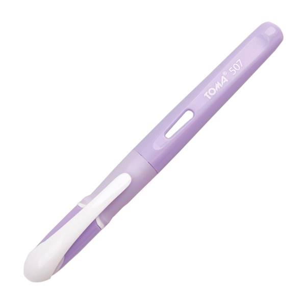 Pióro szkolne wieczne TOMA Rubber Grip Pastel Fiol