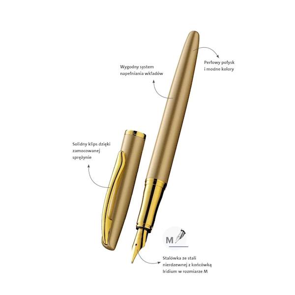 Pióro wieczne etui Jazz Noble Elegance Gold