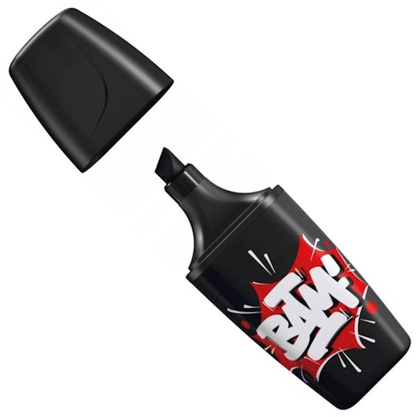 Zakreślacz Boss mini Snooze One STABILO czarny