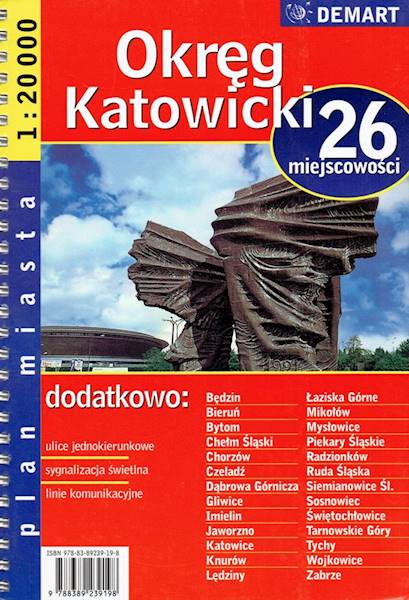 Atlas samochodowy plan Okręg Katowicki + 26