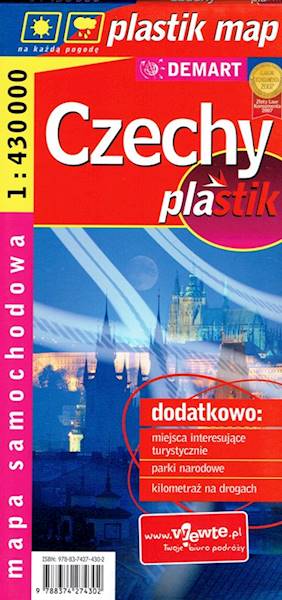 Mapa samochodowa Czechy 1:430 000 wyd.2008