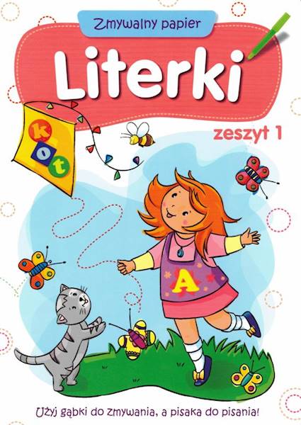Literki zeszyt 1 Zmywalny papier AKSJOMAT