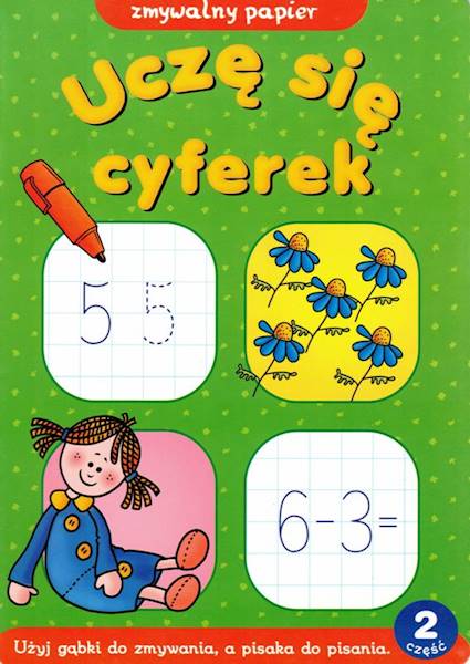 Uczę się cyferek cz.2 AKSJOMAT zmywalny papier