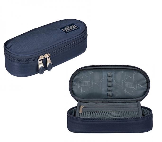 Piórnik saszetka Stright PC-01 Navy Blue Vintage