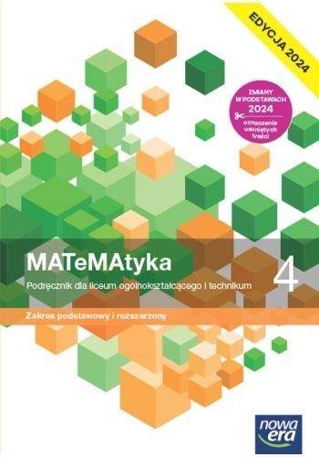 MATeMAtyka NE LO 4 ZPR Podręcznik Edycja 2024