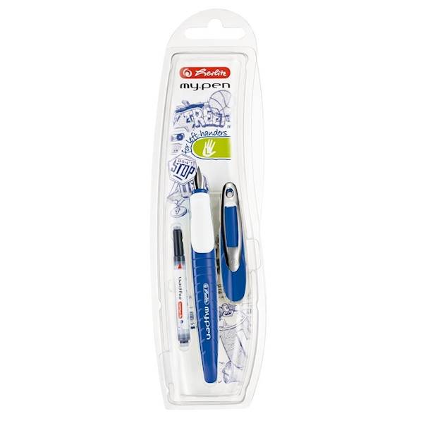 Pióro wieczne Herlitz My pen L niebiesko białe