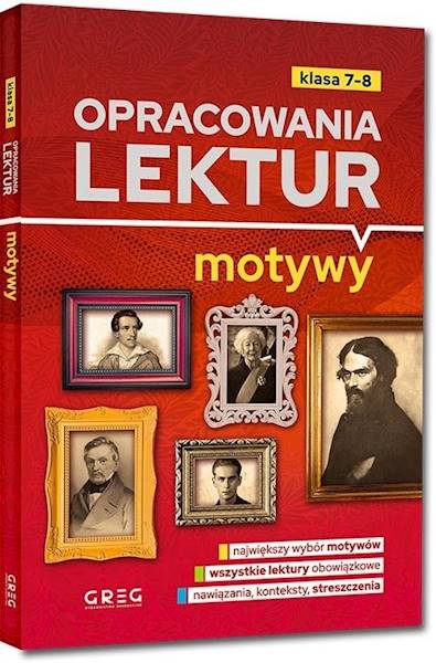 Opracowania lektur motywy kl 7-8 Szkoła Podstawowa