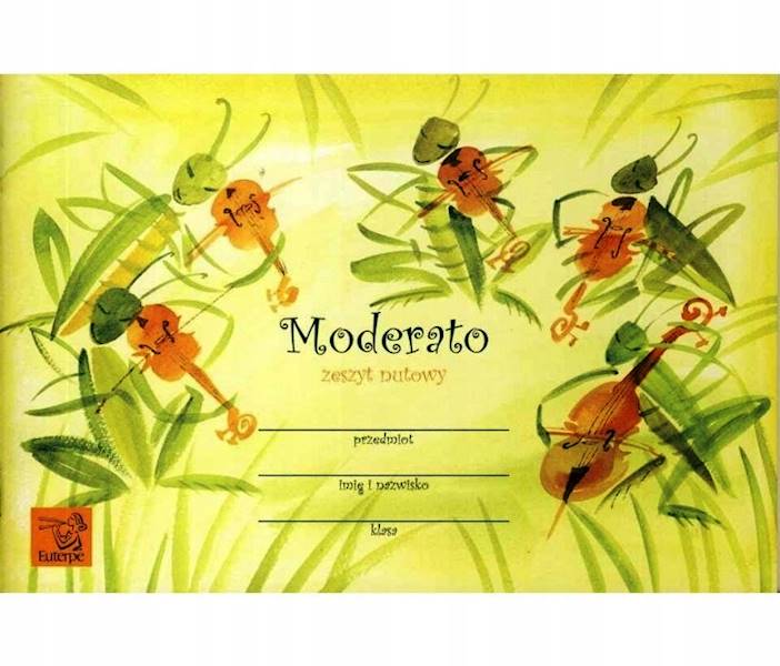 Zeszyt nutowy A5 - Moderato Euterpe