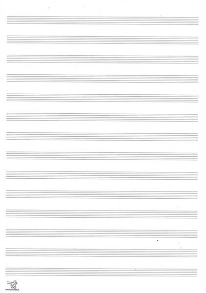 Zeszyt nutowy A4 - Vivo Euterpe