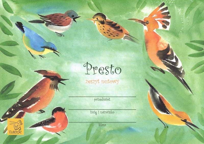 Zeszyt nutowy A5 - Presto Euterpe