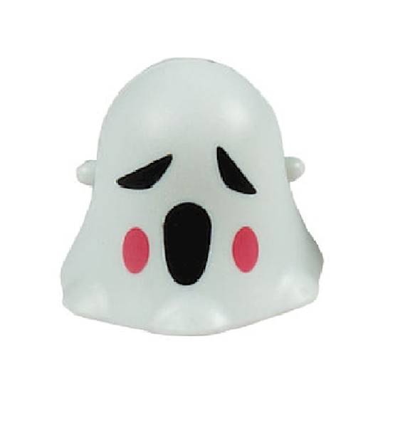 Halloweenowa jeżdżąca figurka Duszek biały