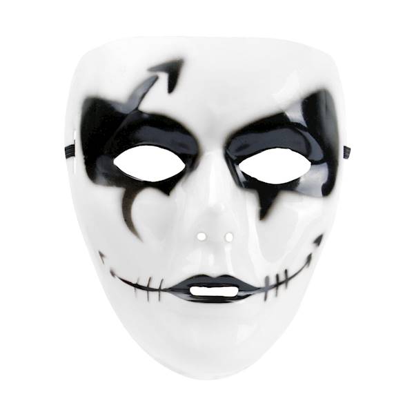 Maska MIM na Halloween wzór strzałka