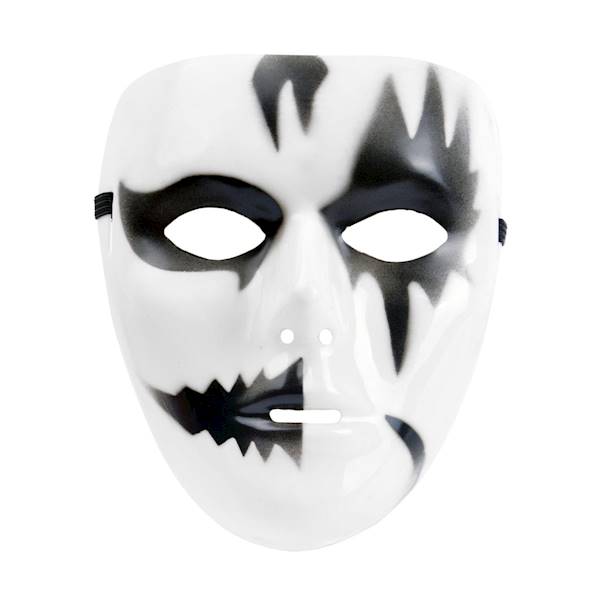 Maska MIM na Halloween wzór grzywka