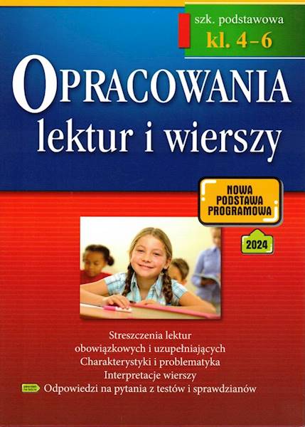 Opracowania SP 4-6 lektur i wierszy GREG wyd.VI