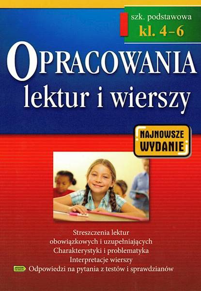 Opracowania SP 4-6 lektur i wierszy GREG wyd.VI