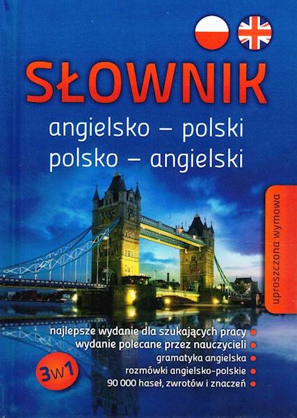 Słownik ang-pol-ang 3w1 90000 haseł+gram. TW GREG