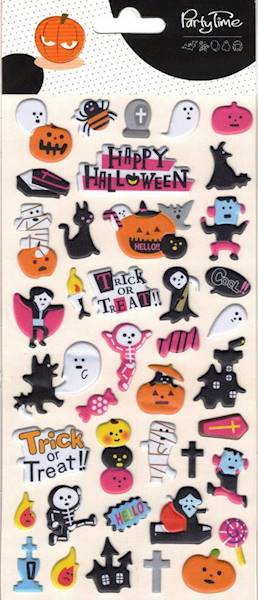 Piankowe naklejki halloweenowe Akcesoria Duszki